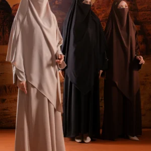 Abaya Zafira Set Khimar UV Protection
